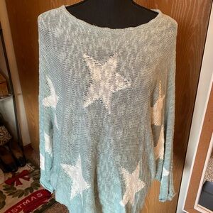 Light green and cream sweater